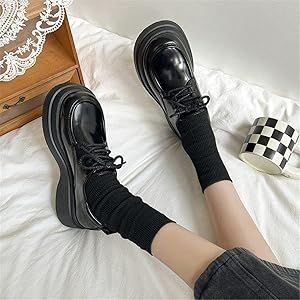 Amazon | [JYTCGSU] 厚底 パンプス レディース おでこ靴